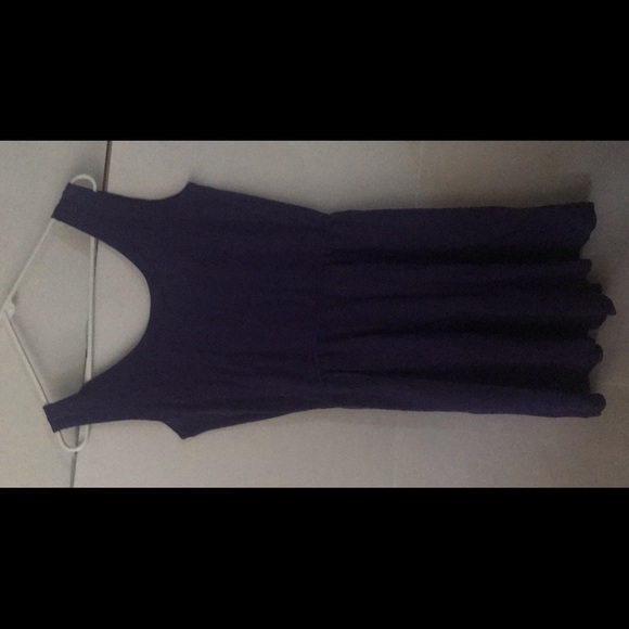 St John Knit Purple Jumper Jumpsuit sz 6 Sleeveless Knee Length Jumpsuit Summer - Picture 13 of 16